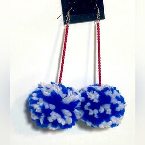Large Pom Pom earrings